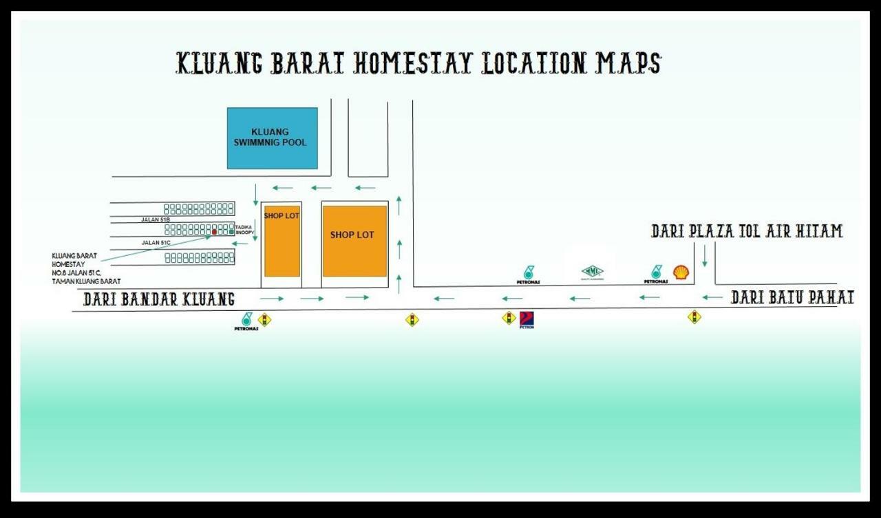 Kluang Barat Homestay מראה חיצוני תמונה